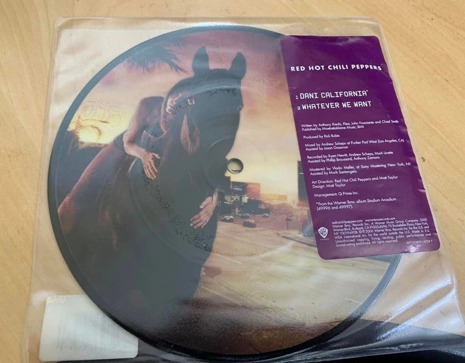 Red Hot Chili Peppers – Dani California 7" Picture Disc 2006 - Imagem 1 de 1
