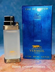 Vintage & Rare VERMEIL Perfume by Jean-Louis Vermeil MINI .25oz/7ml EDP Boxed - Picture 1 of 12