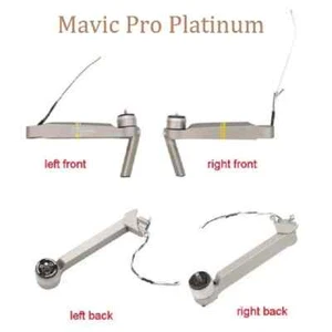 Genuine NEW DJI Mavic Pro Platinum - Front, Rear, Left, Right, CW CCW, Motor Arm - Imagen 1 de 18