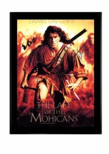 THE LAST OF THE MOHICANS SIGNED & FRAMED PHOTO POSTER 12" X 8" A4 - Picture 1 of 1