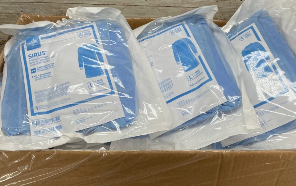 Medline Level 4 Sirus Sterile Surgical Gown Large DYNJP2601