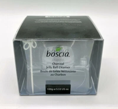 Limpiador facial Boscia Charcoal Jelly Ball - Cuidado natural de la piel 100 g/3,52 oz NUEVO Foto 1 de 4