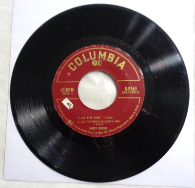 Marty Robbins: The Song Of Robbins Volume III Columbia B-9763 Hollywood Press VG Foto 1 de 4