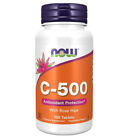 Now Foods Vitamina C-500 Con Escaramujos 100 Comprimidos
