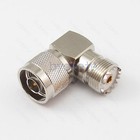 UHF Female SO-239 SO239 to N Male right angle degree L type RF Connector Adapter