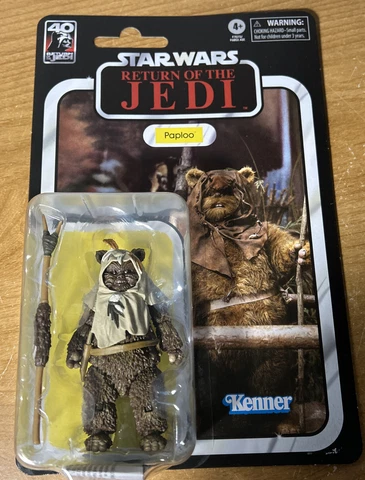 Star Wars The Black Series Paploo Ewok ROTJ VI 40th Anniversary NEW IN Box Cover