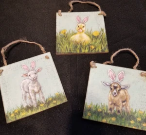 Spring Easter Decor Panels - Primitives by Kathi - Picture 1 of 5