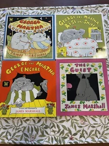 Lot Of 4 George And Martha Books by James Marshall - Picture 1 of 1