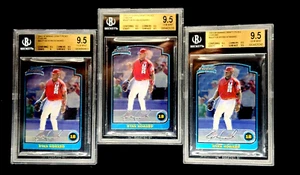3x Lot 2003 Bowman Chrome #BDP138 Ryan Howard RC Rookie BGS 9.5 Gem Mint 3 Cards - Picture 1 of 8