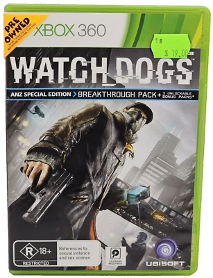 Watch Dogs - ANZ Special Edition - Microsoft Xbox 360 - 2 Discs - Complete - Pal - Image 1 of 4