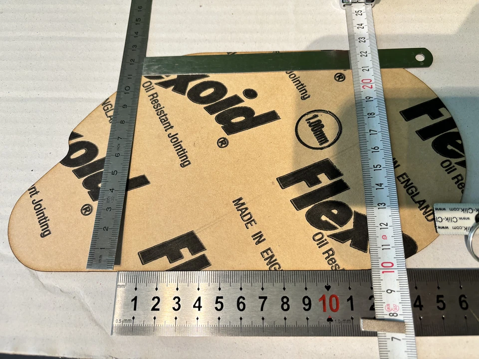 Chute de feuille papier à joint indéchirable épaisseur 1 mm 110 x 120 mm - Photo 1/4