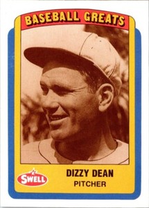 1990 Swell Baseball Greats Dizzy Dean #6 St. Louis Cardinals