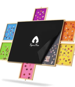 Tavola puzzle con cassetti e coperchio Vigor Fun - Foto 1 di 13