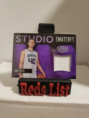2015-16 Panini Gala Studio Swatches Purple 5/40 Cody Zeller #21 Heat  - Image 1 of 4