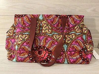 NEW NWT Vera Bradley Large Traveler Duffel Bag Super Cute! - Image 1 of 4