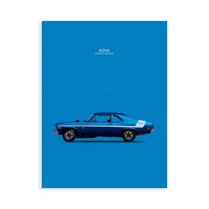 Impression sur Toile Papier Affiche Ou Peinture Rogan Mark Chevy Nova 350 Yenko - Imagen 1 de 2