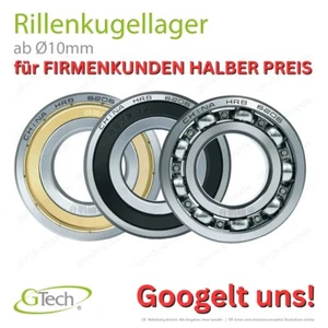 Kugellager Rillenkugellager Wälzlager 6000 bis 6004 6200 bis 6204 RS ZZ RZ - Bild 1 von 30