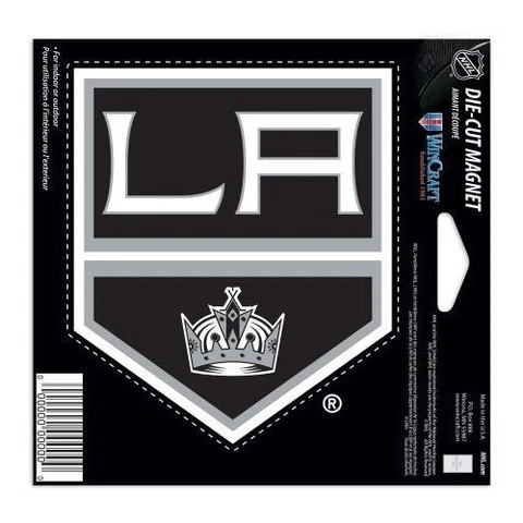 LOS ANGELES KINGS VINYL DIE-CUT LOGO MAGNET 4"X5" HEAVY DUTY HIGH QUALITY Cover
