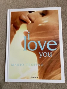 SIGNED! by MARIO TESTINO hardcover BOOK, ~ I Love You, wedding photo book - Bild 1 von 14