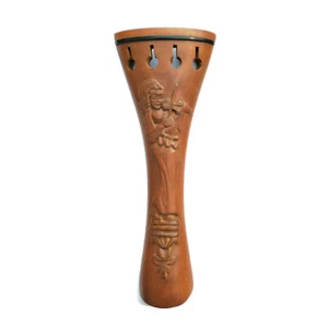 4/4 Violin Carved Tailpiece Jujube Wood with Carve Figure Hand Carving - Picture 1 of 1