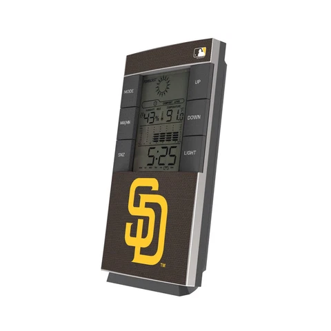 San Diego Padres Solid Digital Desk Clock Cover