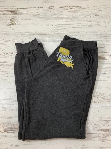 NWT Venley LSU Tigers Athletic Gray Pants Lounge L NCAA Medium Cover
