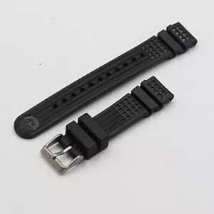 SEIKO Genuine Watch Band 20mm Black Urethane Belt DE39AZ for SBDX001 SBDX003 NEW - Picture 1 of 4