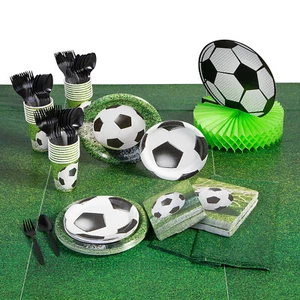 Sports Fanatic Soccer Party Deluxe Tableware Kit Assortment May Vary - Picture 1 of 1