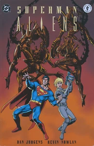 Superman Aliens Paperback Graphic Novel DC Dan Jurgens Kevin Nowlan 2 of 3 - Picture 1 of 1