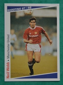 SHOOTING STARS 1991-92  NEIL WEBB - MANCHESTER UNITED  No 162