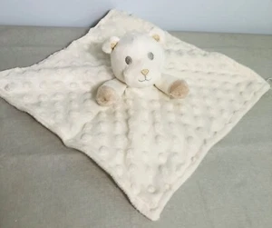 Manta de seguridad para bebé de felpa de punto suave marfil Kidgets Bear ojos bordados encantadores - Imagen 1 de 4