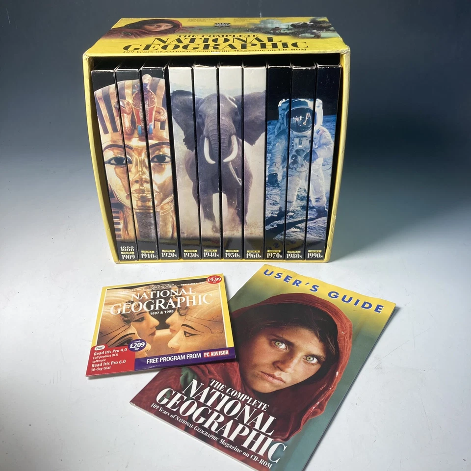 The Complete National Geographic magazines, 109 years on 31 CD roms disc box set - Image 1 of 4