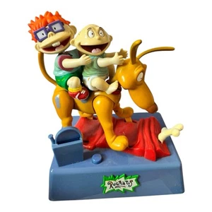 Rugrats musikalische bewegliche Münzbank - Baby Tommy, Chucky & Spike 10" groß UNGETESTET - Bild 1 von 8
