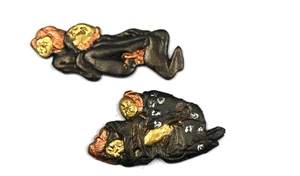 Sexy Menuki de tres tonos de latón para espada samurai japonesa Katana - Imagen 1 de 5