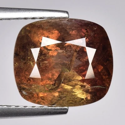 4.97ct Wow! Big Size Lovely Beautiful Cushion 100% Genuine Axinite Rare Gemstone - Image 1 of 4