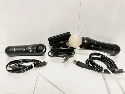 PlayStation Move Bundle PS3 Motion Controller Navigation Controller Camera Cable - Image 1 of 4