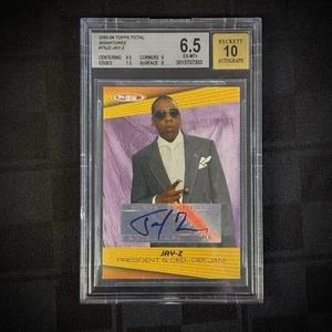 2005-06 Topps Total Jay-Z #TS-JZ Signatures Autograph BGS 6.5 - Picture 1 of 2