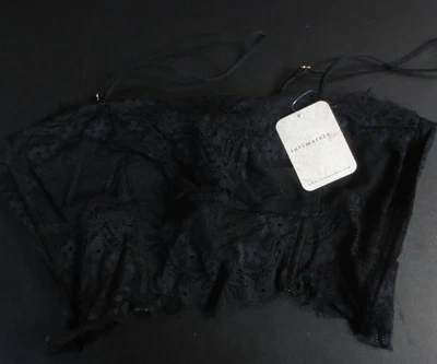 FREE PEOPLE WOMEN'S INTIMATELY BLACK BEAUTY LACE BRALETTE - X-SMALL - Image 1 of 4