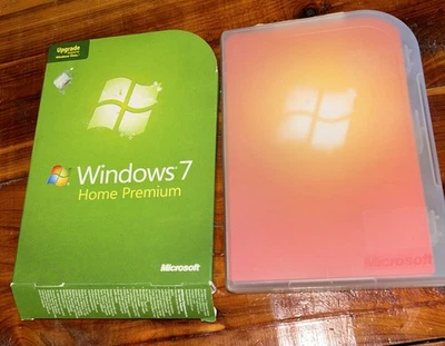 Microsoft Windows 7 Home Premium Upgrade 32 Bit and 64 Bit DVDs MS WIN  - Image 1 of 3