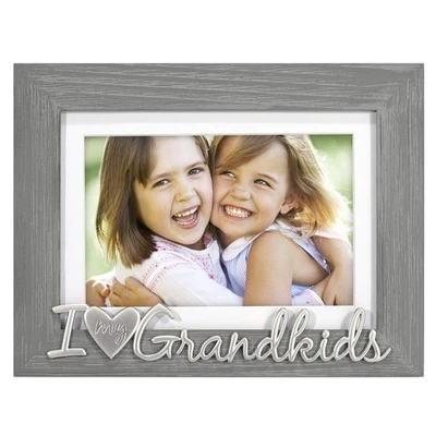 International Designs 4x6 or 5x7 I Love My Grandkids Distressed Expressions P... - Image 1 of 2