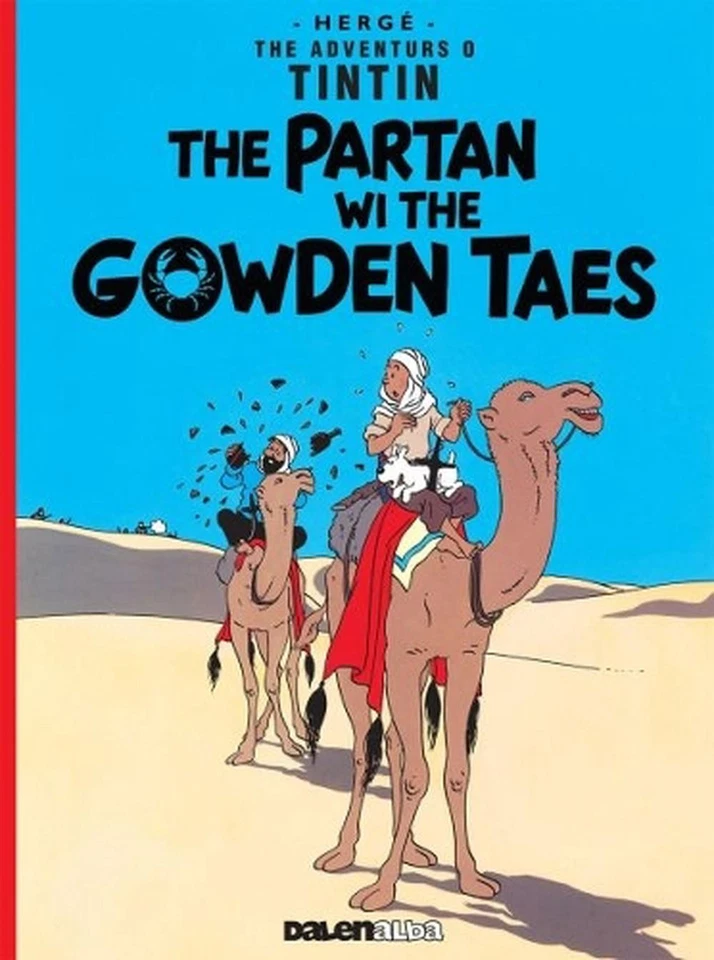 Tintin: The Partan Wi the Gowden (Scots) by Herg? (Scots) Paperback Book - Image 1 of 1