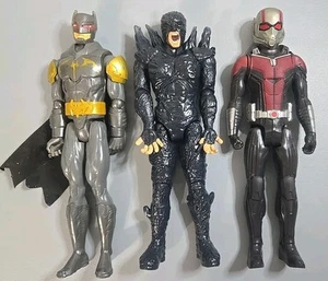 Lot of 3 Action Figures Hero Fighter Bots Superheroes 10-12 " Mixed Toy Bundle - Picture 1 of 2