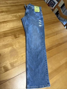 Levi's 514 Flex Men’s Medium Wash Pockets Denim Straight Leg Jeans Size 31x30 - Picture 1 of 11