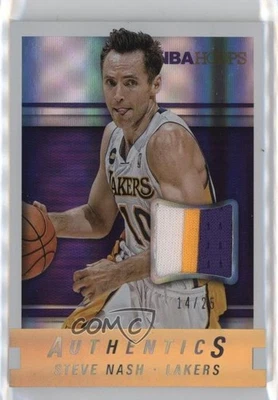 2014-15 NBA Hoops Authentics Memorabilia Prime /25 Steve Nash #17 HOF - Image 1 of 2