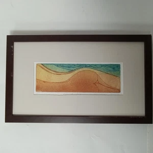 Vintage July 1978 French Art Artist Print Signed Aird Balaguer "Fin de Jour" - Picture 1 of 20