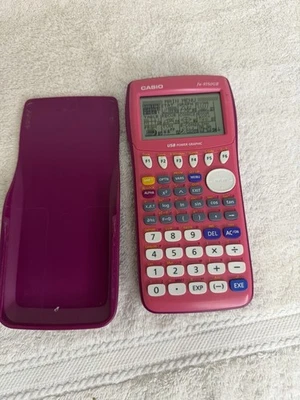 Casio FX-9750GII Graphing Calculator - Pink Tested Working - Image 1 of 3