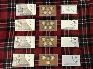 2013, 2014, 2015, & 2016 $1 Proof Presidential U.S. Mint Sets and COA - Picture 1 of 11