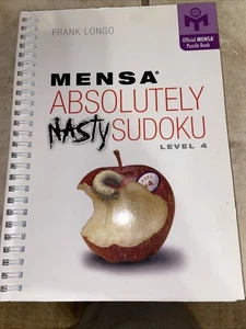 Mensa Absolutely Nasty Sudoku: Level 4 (Official Mensa Puzzle Book S.) - Picture 1 of 3