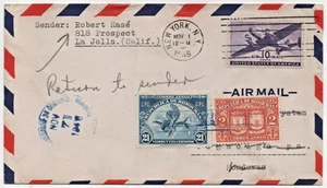 1946 Pan-American World Airways, Testflug, La Jolla CA -NYC nach Honduras - Bild 1 von 2