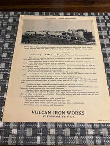 Vulcan-Duplex Dampflokomotiven ORIGINAL SELTEN - Bild 1 von 4